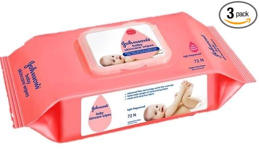 J&J BABY WIPES 72S